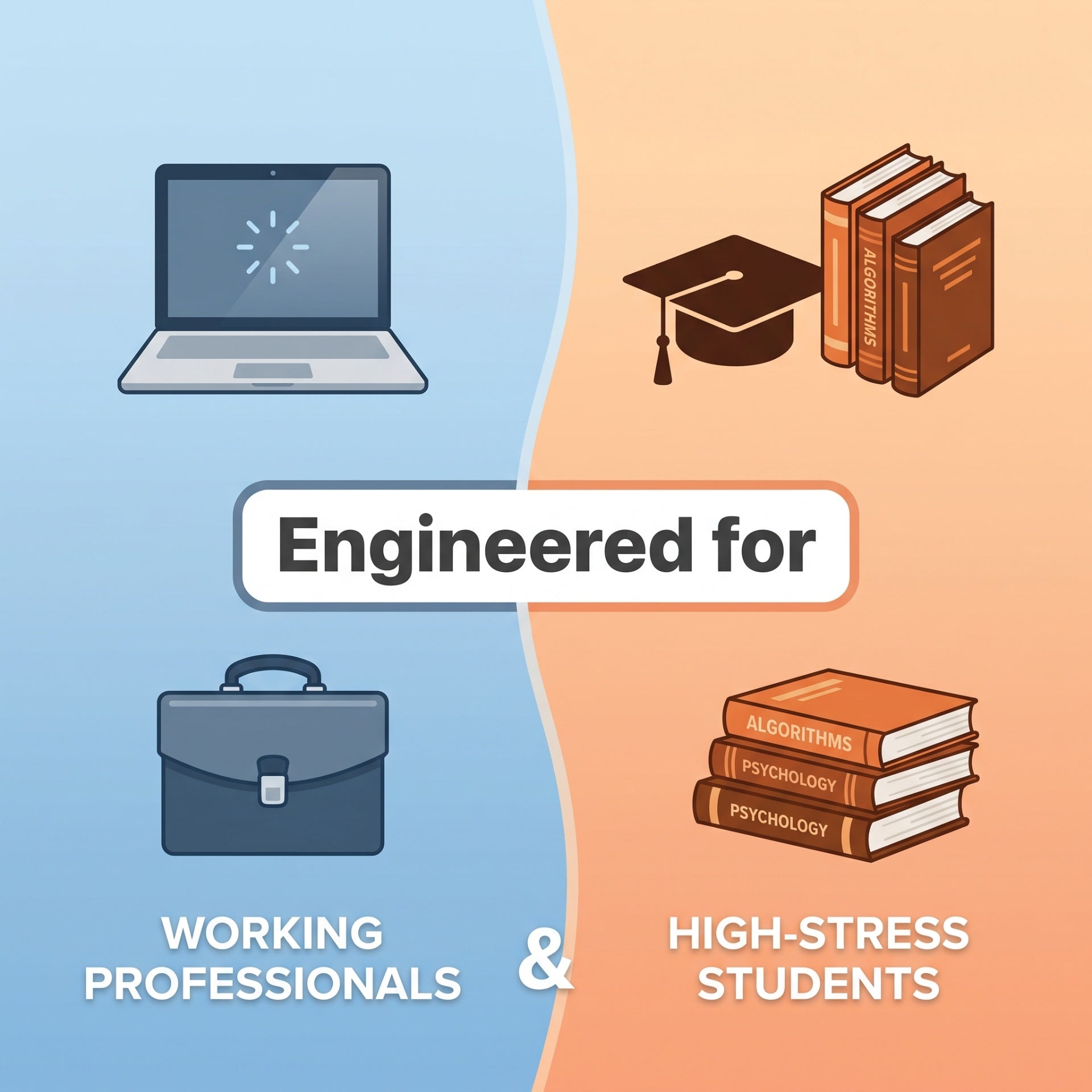 Engineered for working professionals & high-stress students