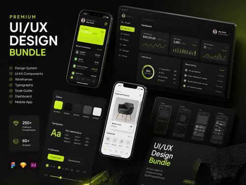 UI/UX Design Bundle preview
